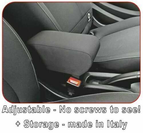 Mittelarmlehne SMART FORTWO FORFOUR EQ Schwarz - Weißen Nähte - Ohne