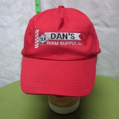 DAN S FARM SUPPLY baseball hat Adrian logo Michigan hat defunct Redline