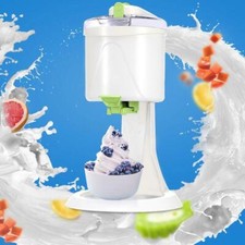 1L Automatic Small Soft Ice Cream Cones Maker Household DIY Ice Cream Roll Maker