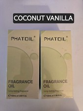 essential oils, 6 glass bottles Vanilla/ Vanilla CoconutLavender.