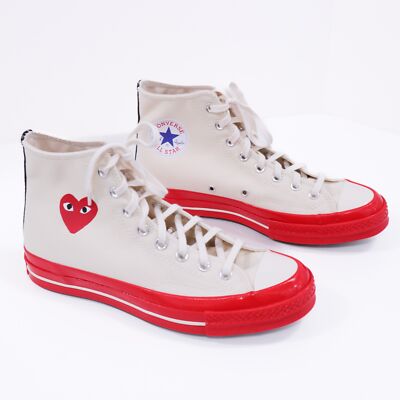 CDG Comme des Garcons x Converse Sneakers Hi NEW Men 9.5 Wms 11.5