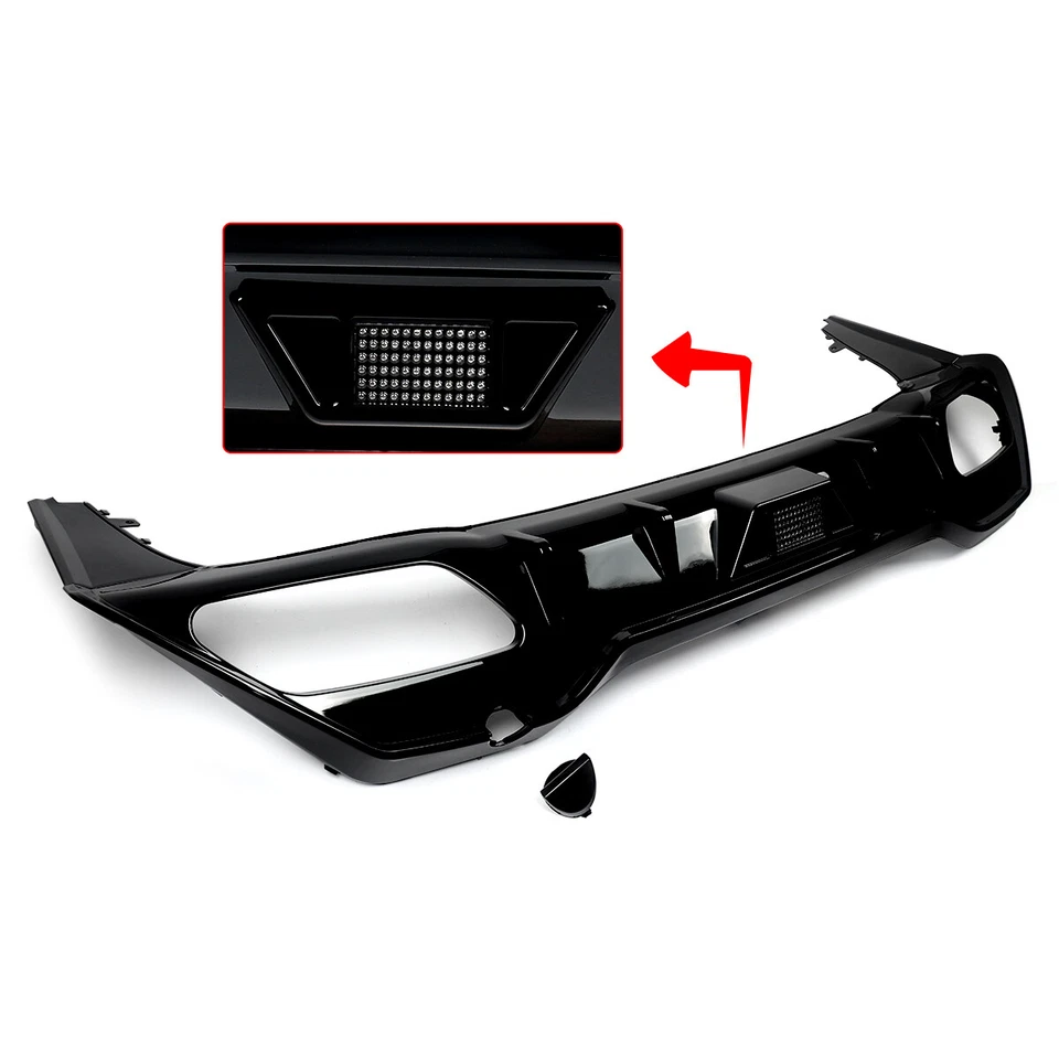 Gloss Black Rear Bumper Diffuser Lip For BMW 8Series G16 840i M850i M-Sport 19UP - Imagem 2 de 4