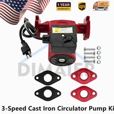 For Grundfos UPS26-150F Super Brute Circulation Pump 115V + 3-Speed -BRAND NEW