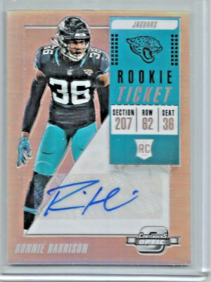 Ronnie Harrison 2018 Panini Contenders Optic Autograph Rookie