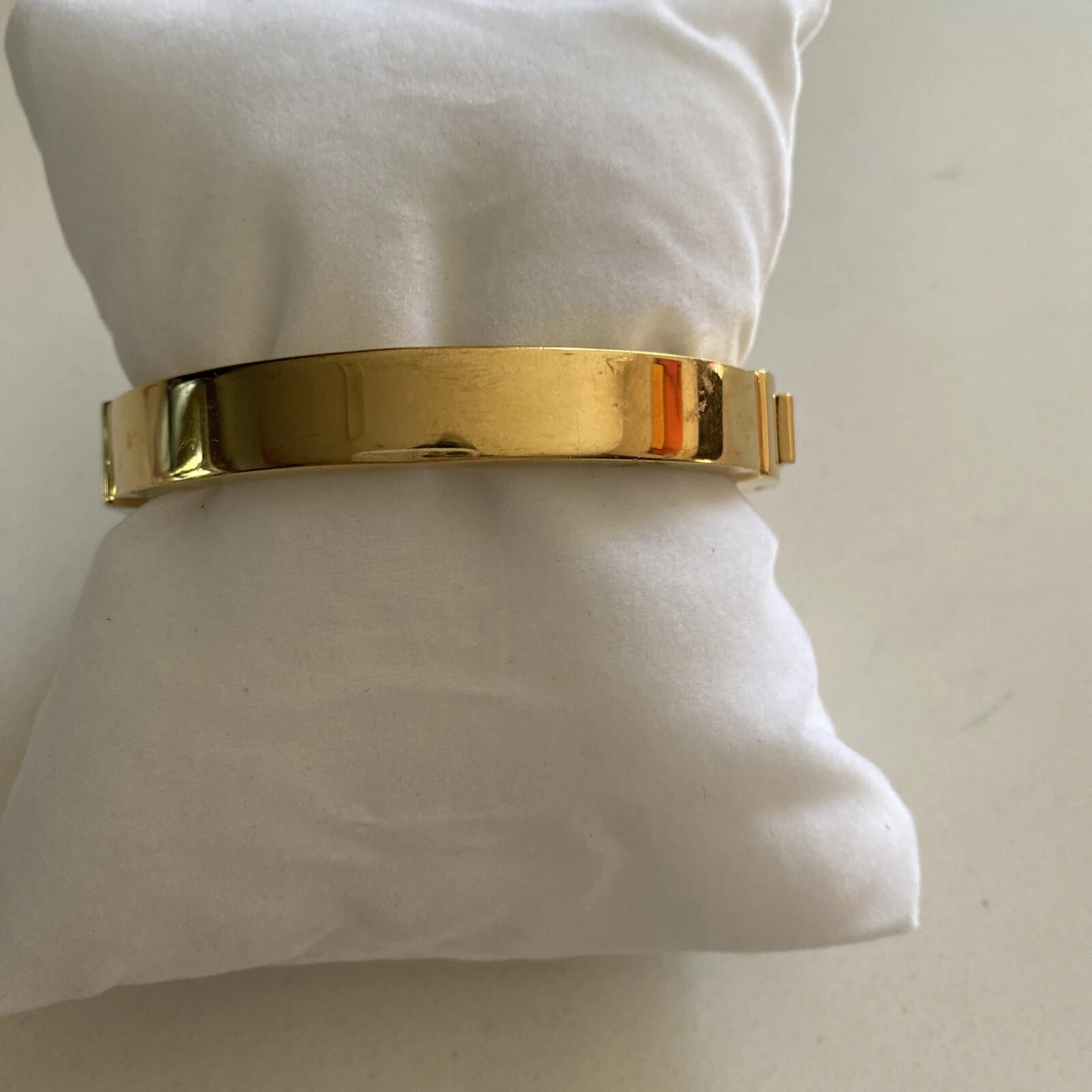 NUOVO BRACCIALE MICHAEL KORS ACETATO TONO ORO CERNIERA OVALE