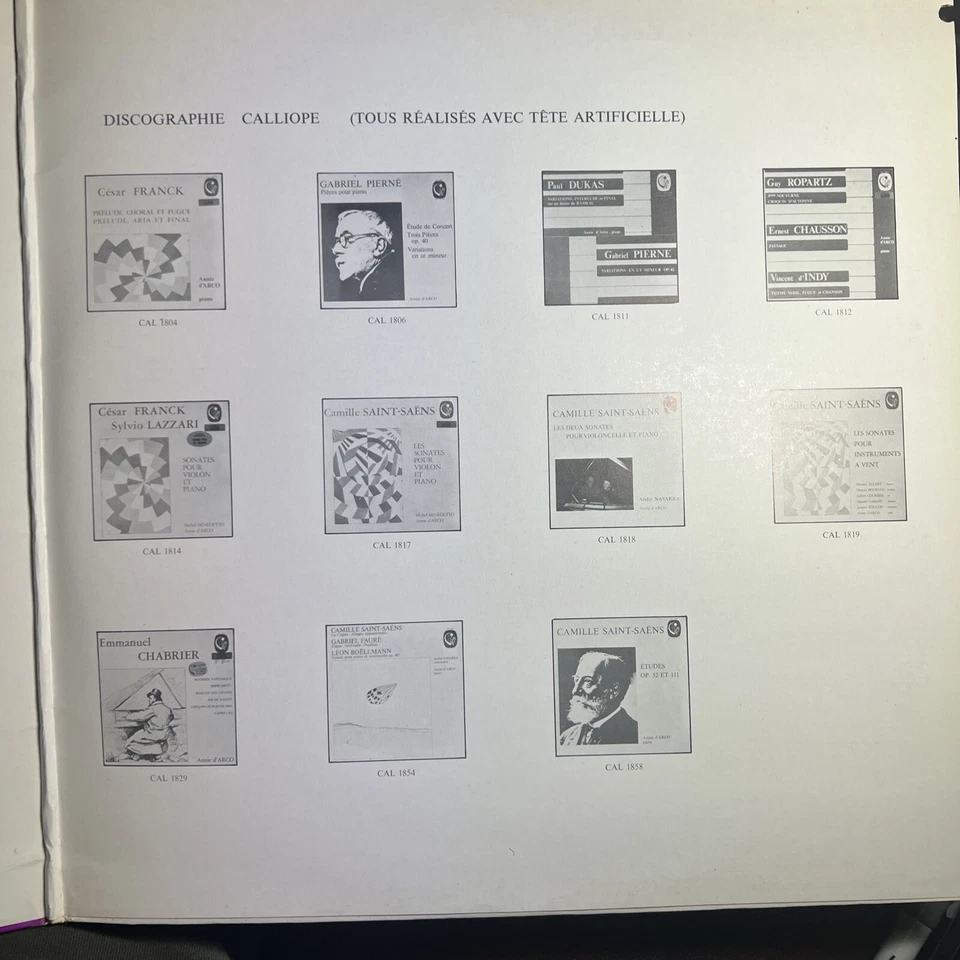 Скарлатти/Шопен - Энни Д'Арко • почти как новый винил • 5 сонат / 4 этюда импорт ограниченное издание - Изображение 4 из 4