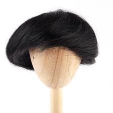 Set of 2 Monique Human Hair Black Teeny Weenie 11"-12" Doll Wigs