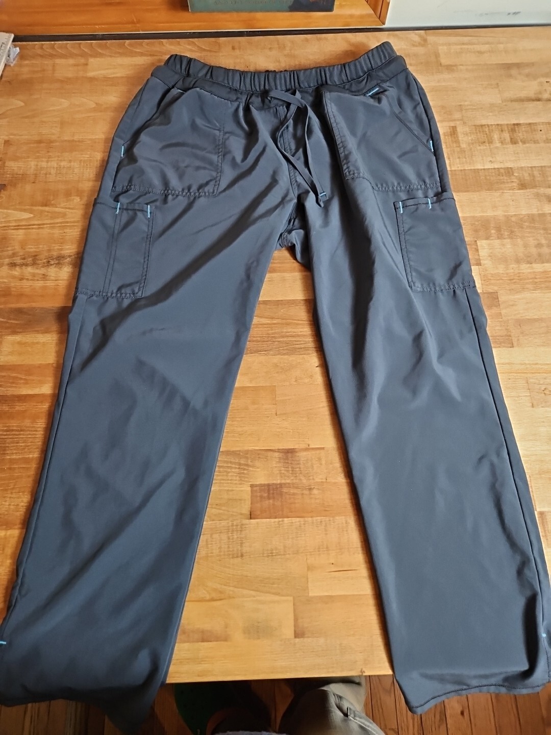 Scrubstar Scrub Pants Women’s Petite Large Pewter/Gray Active