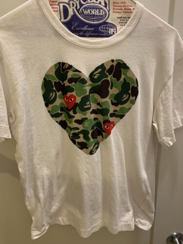 A BATHNIG APE × COMME des GARCONS CDG OSAKA x BAPE FOOTBALL SHIRT