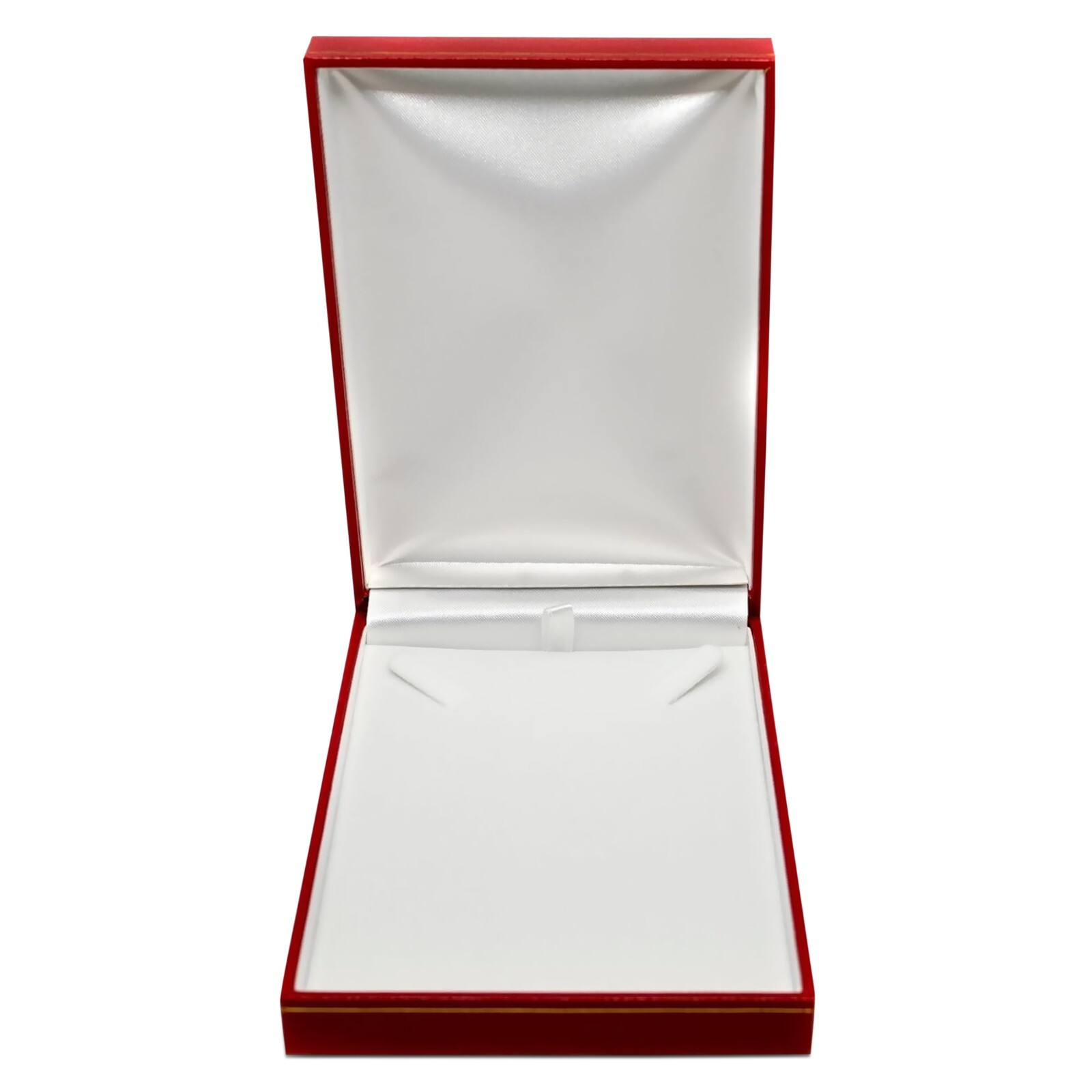 Necklace Gift Box Jewelry Display Holder Black Or Red