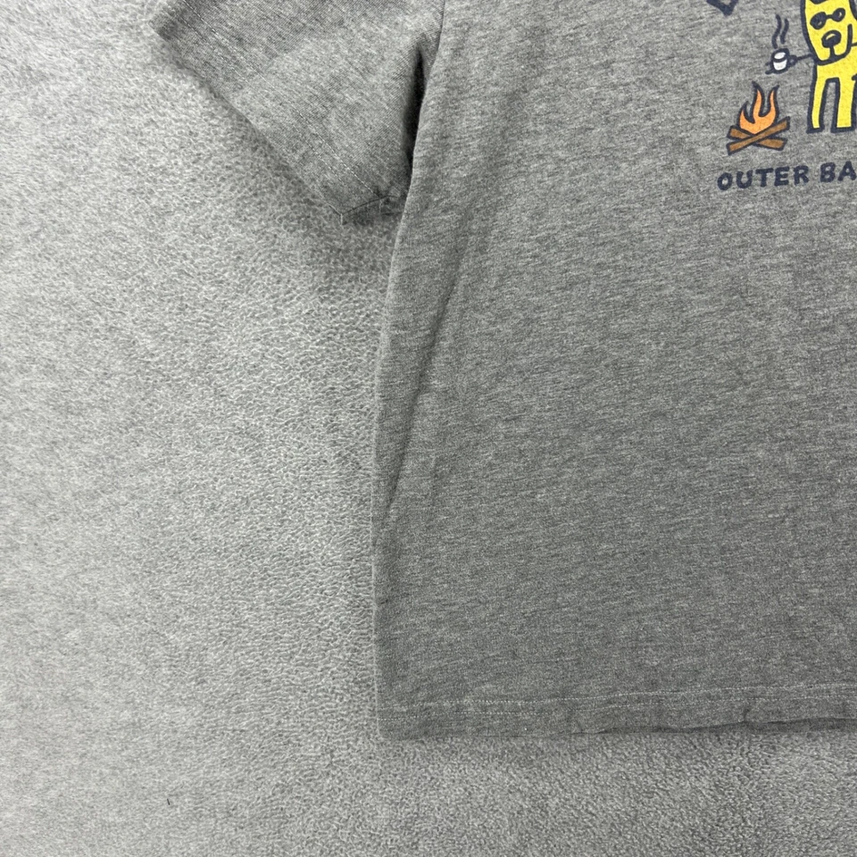 Camiseta Life Is Good Niños Talla Grande Gris Manga Corta Trituradora Bancos Exteriores Foto 2 de 4