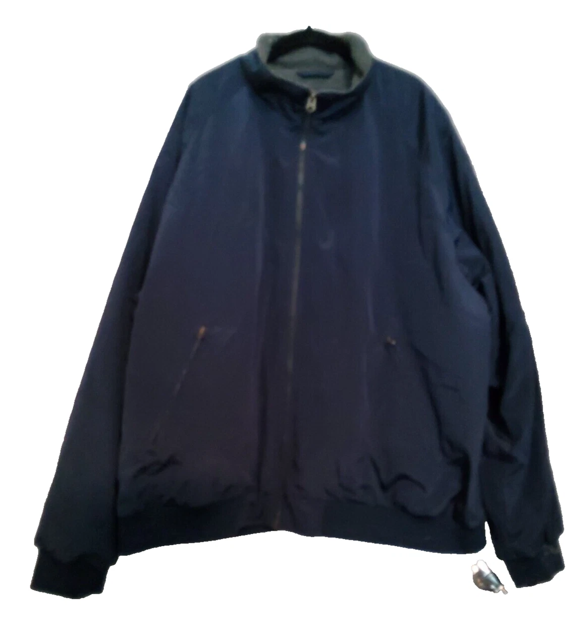 Pacific Trail Men's Navy Blue Fleece Line Jacket Water Resistant Zip Pockets XXL