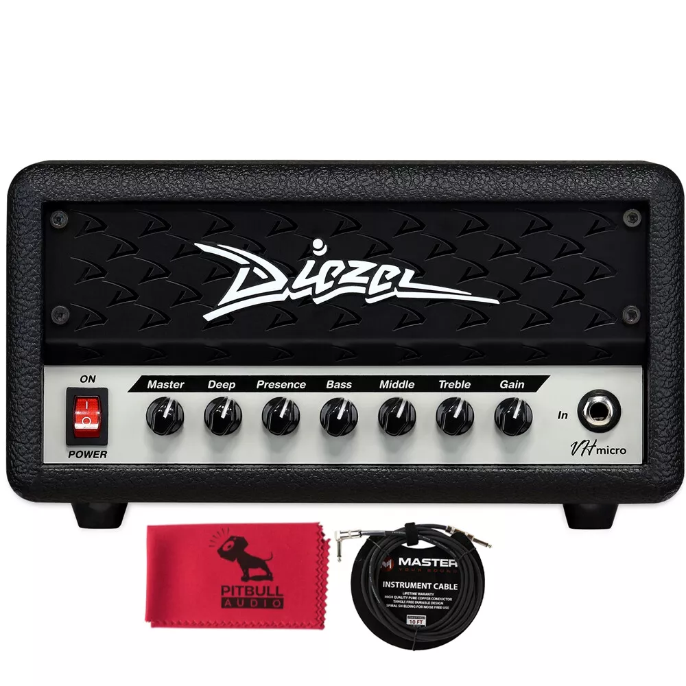 Diezel VH-Micro Compact 30-Watt Guitar Amp Head w/ Cable &