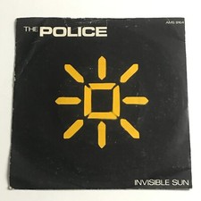 The Police - Invisible Sun (Misprint) 7" Vinyl Record - AMS 8164