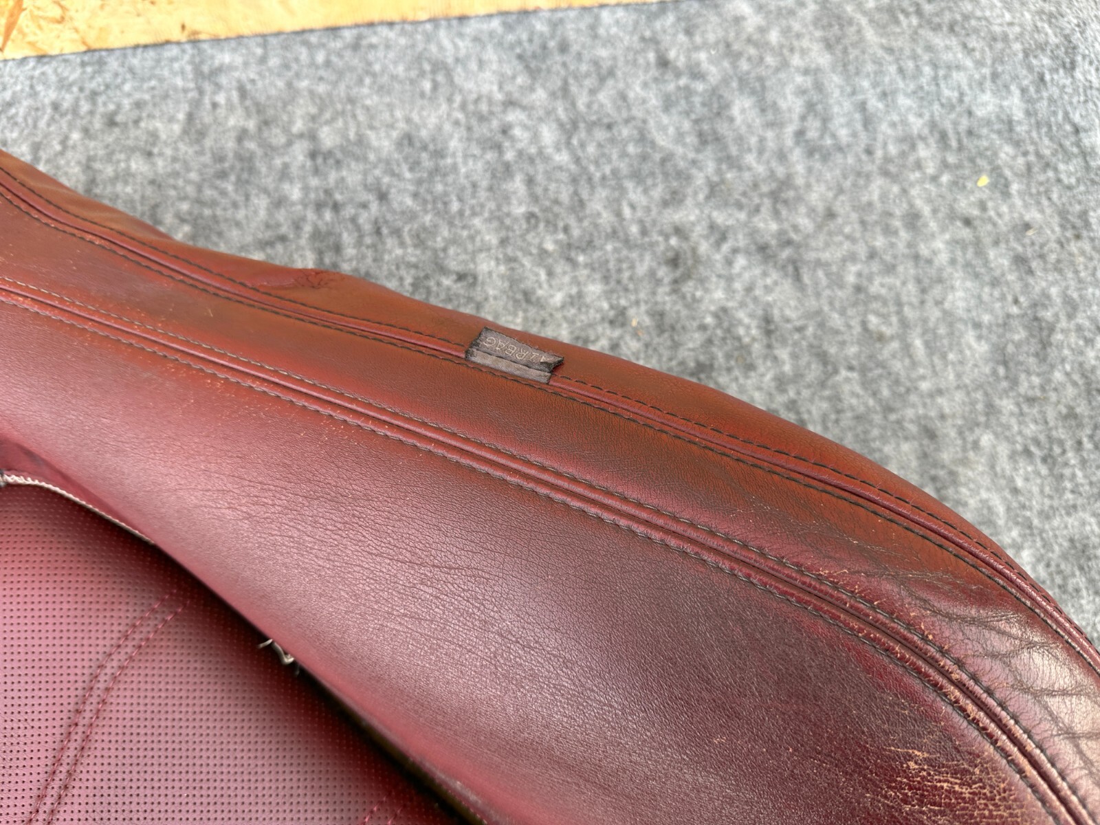 LEFT FRONT SEAT UPPER LEATHER CUSHION OEM 08-19 MASERATI GRANTURISMO M145