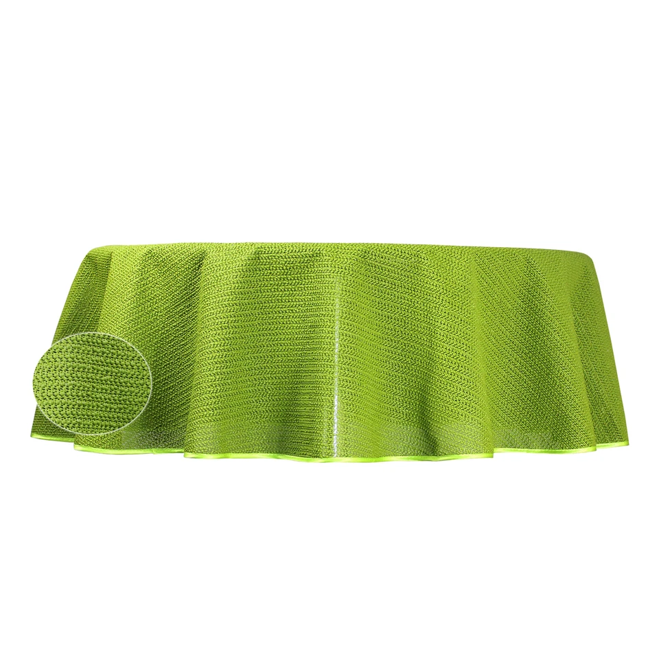 Gartentischdecke rund outdoor wasserfest Garten Tischdecke abwischbar PVC - Bild 4 von 4