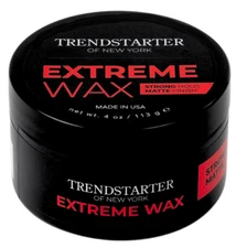 TRENDSTARTER - EXTREME WAX - Strong Hold - Ultra-Matte Finish (4oz)