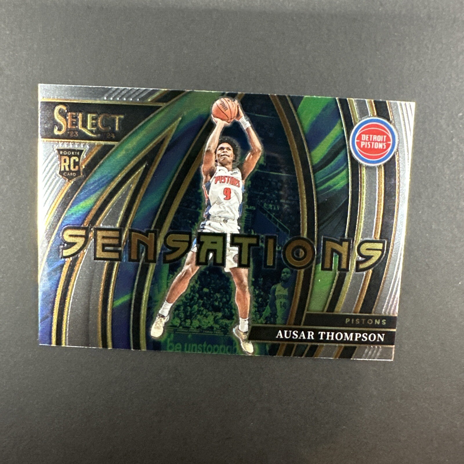2023-24 Panini Select Sensations Ausar Thompson Detroit Pistons RC #4