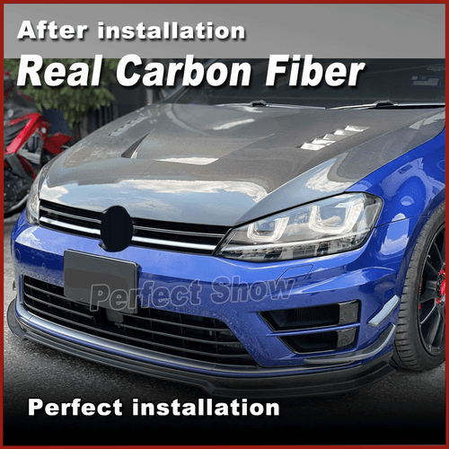 Adatto per VW Golf 7 MK7 GTI R 2014-17 carbonio cofano motore engine cofano - Foto 5 di 15