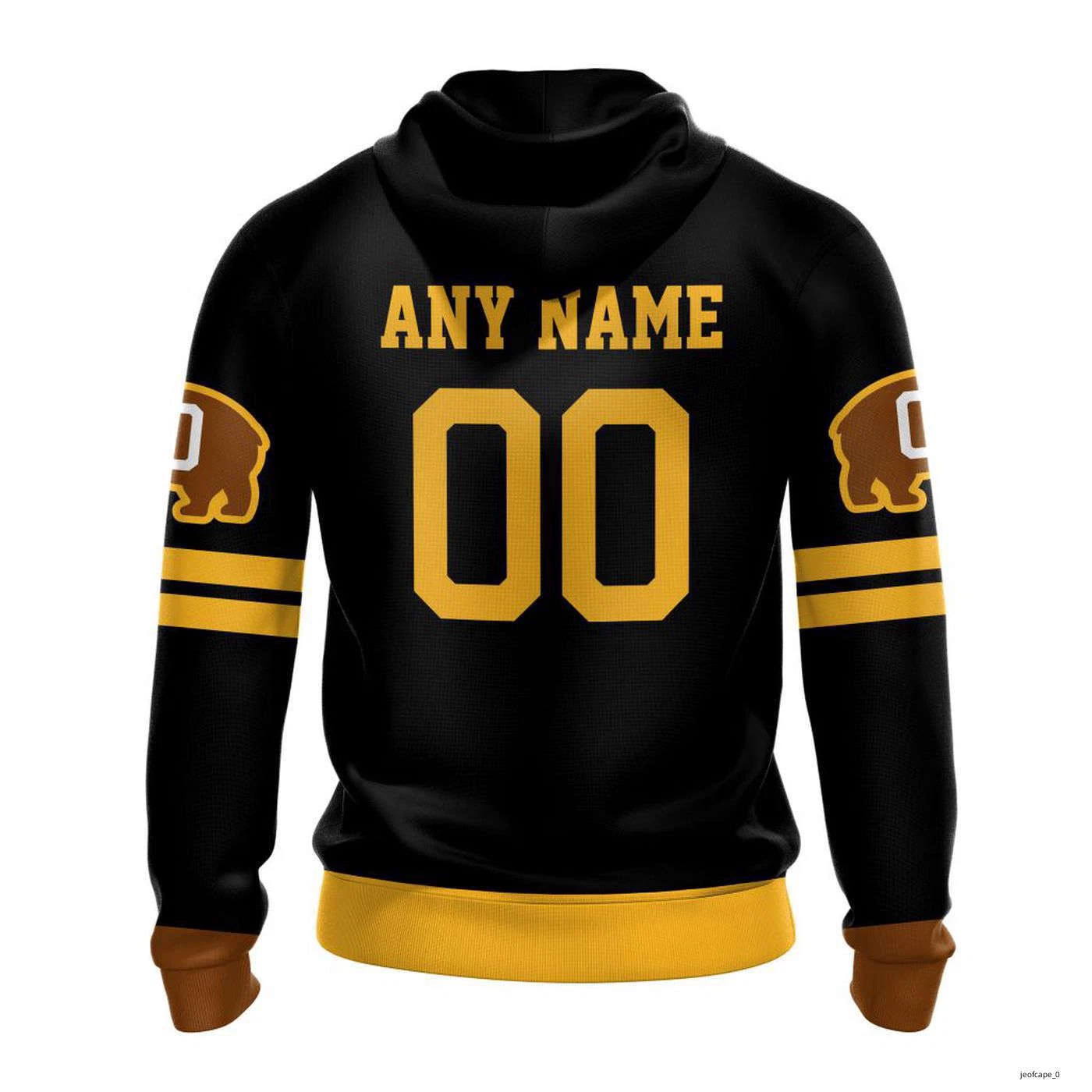 Personalized  Boston Bruins Special Bold 3D Hoodie Pullover Hockey Team