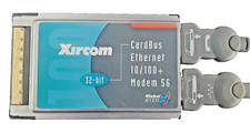 XIRCOM CARDBUS PCMCIA 10/100 KARTA LAN 56k MODEM RBEM56G-100 180-0066-002 ISDN