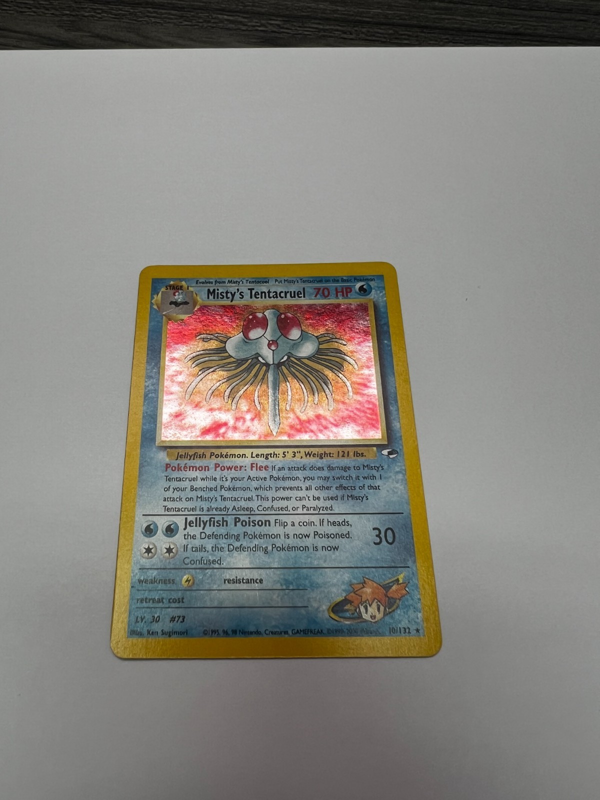 Misty's Tentacruel 010/132 Gym Heroes Holo