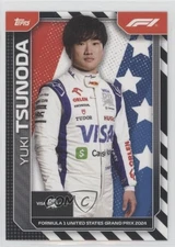 2024 Topps F1 United States Grand Prix Yuki Tsunoda #AUT-14