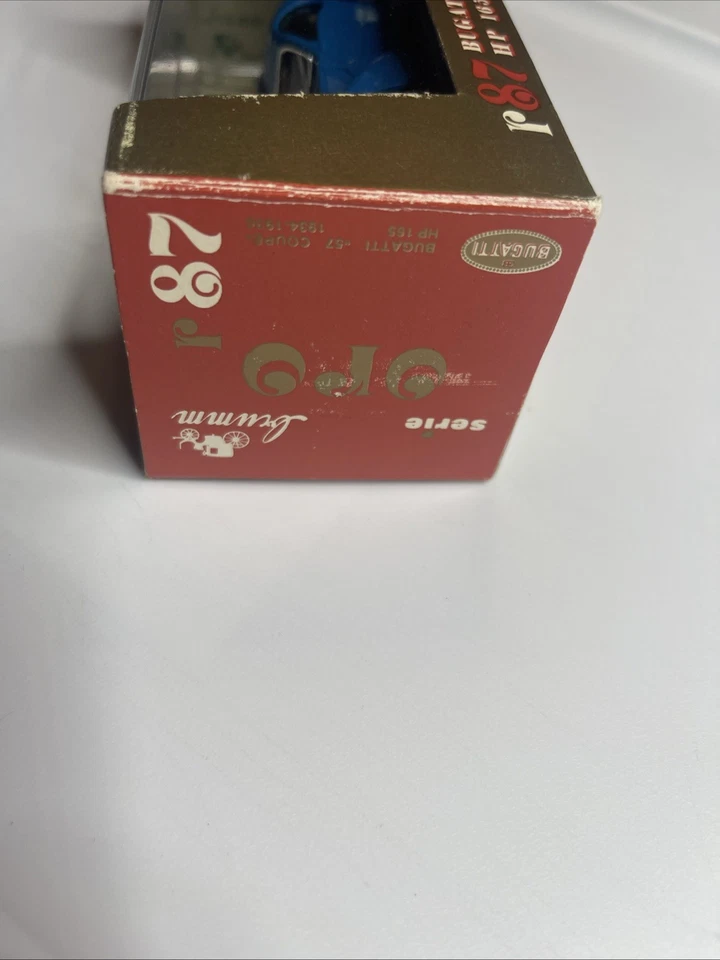 BRUMM 1934 BUGATTI 57S COUPE R87 CAR DIE CAST 1:43 MODEL TOY BOXED - Image 4 of 4