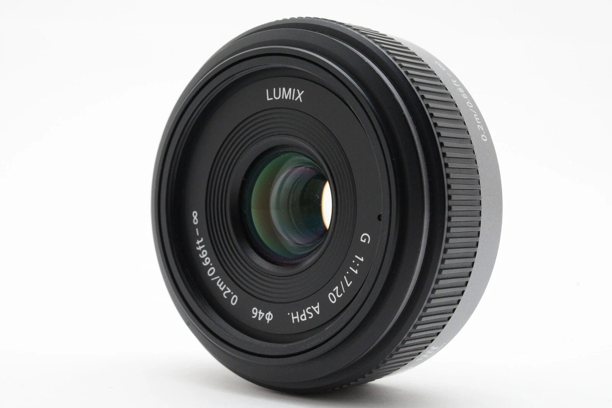 【元箱付き】Panasonic LUMIX G 20mm/F1.7 H-H020 Works Perfectly【Mint】 Panasonic Lumix G 20mm f/1.7 ASPH. Pancake