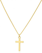 Cross Necklace for Women 14K Gold Silver Plated Dainty Small Cross Pendant Choke