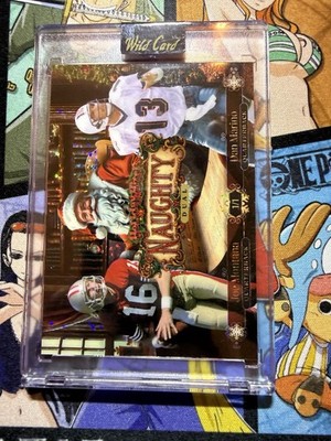 2025 Wild Card Naughty List Dan Marino Joe Montana 1/1