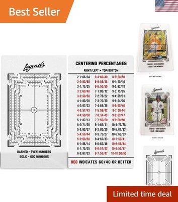 Achieve Grading Perfection: Legends Card Centering Tool & Cleaning Kit Included
