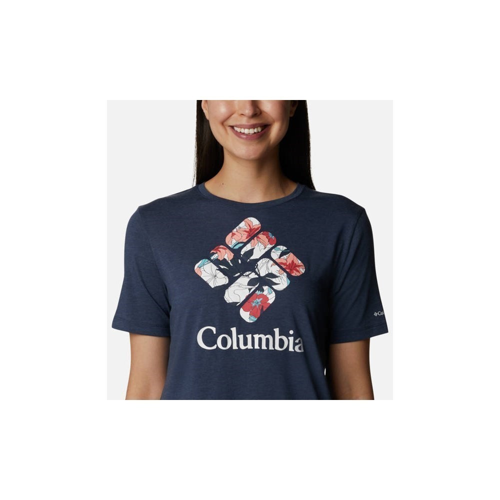 T-shirt Universal women Columbia Bluebird Day Relaxed EL3120470 Navy blue thumbnail 4
