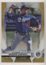 2020 Bowman Sterling Rookies Gold Refractor 22/50 Brusdar Graterol #BSR-55 4k8