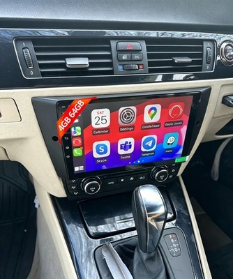 Für 3er BMW E90 E91 E92 E93 4+64G Android 15 Autoradio GPS RDS Nav Apple CarPlay