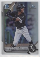2022 Bowman Chrome Prospects Refractor 351/499 Misael Gonzalez #BCP-4 0z2o