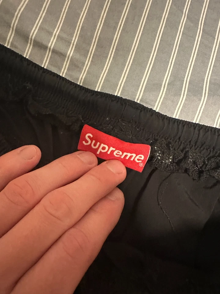 Supreme Black Swim Shorts Men's Small - Image 4 of 4