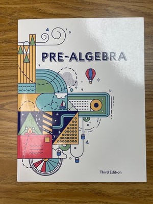 BJU Press 8th grade 3rd Edition PRE-ALGEBRA STUDEN TEXT Math 8 Paperback NEW