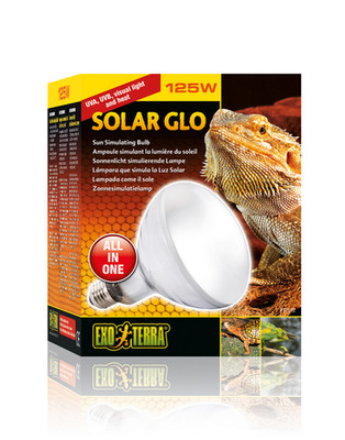 Exo Terra Solar Glo 125 W, Sonnenlicht simulierende Lampe PT2192