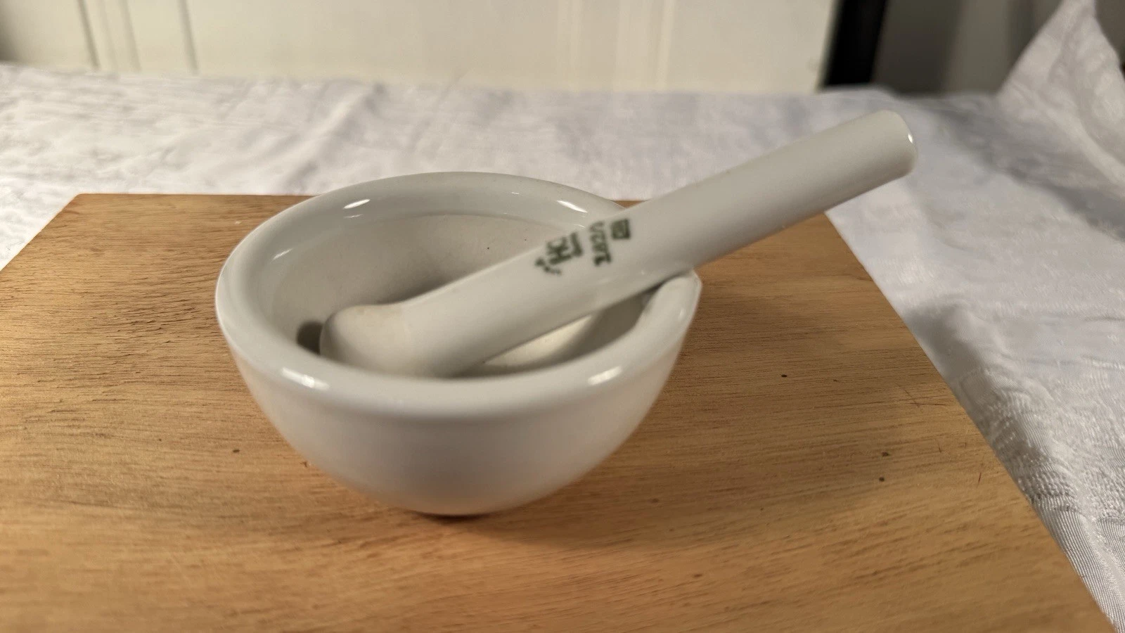 Vintage Rosenthal Technik Apothecary Mortar & Pestle Set Germany NIB Box DIN