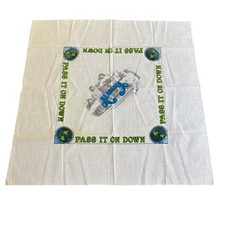 Vintage Alabama Bandana Country Music Scarf Souvenir Pass it on Down 1990 90's