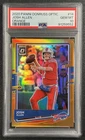JOSH ALLEN PSA 10 2020 PANINI DONRUSS OPTIC #14 ORANGE PRIZM 68/199 BILLS 9552