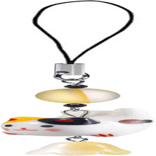 Cat Phone Charms,Cute Lucky Kitty Beaded with Flower Phone Strap,Kawaii Y2K Bag