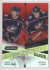 2022 Synergy Synergistic Duos Star-Star Red /499 Zach Werenski Patrik Laine 5b7