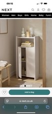 Next Bathroom Cabinet - Natural Ribbed 
