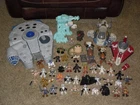Vtg Star Wars Galactic Heroes Playskool Hasbro Lot Set 45 Rare Figures 5 ships
