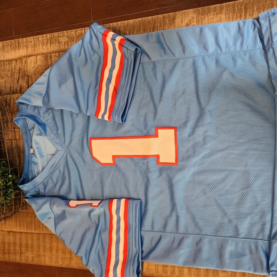 Warren Moon 亲笔签名球衣刻字名人堂休斯顿油人队 🔥🔥 — 第 4/4 张图片