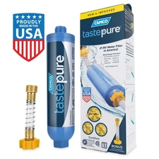 RV Water and Hose Protector with GAC Filtration System for Clean Safe