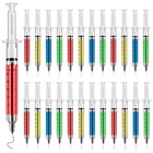 SunAngel Multi-Color Syringe Pen Black Ink Nurse Doctor Office Supplies (24)
