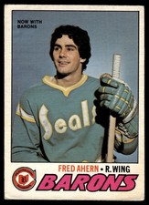 1977-78 O-Pee-Chee Fred Ahern VG Cleveland Barons #280